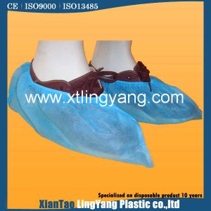Elastic Disposable Surgical Shoe Covers , Disposable Foot Booties Machine Made