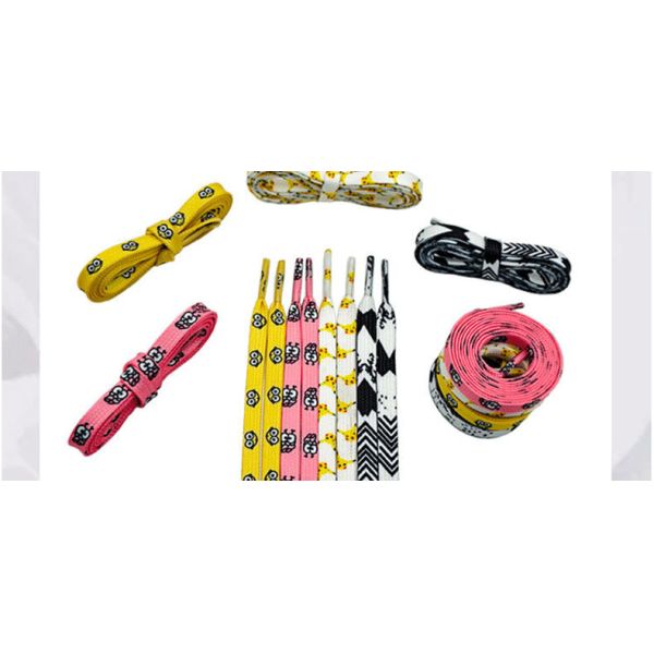 Custom printed shoelace Jordan Max Pantone glitter shoelace Top Customized Boots Tie Item Time Sneaker charms flat shoelace