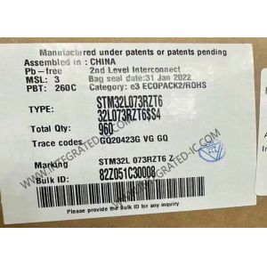 Quality Microcontroller MCU STM32L073RZT6 Ultra Low Power ARM Microcontrollers 32MHz CPU for sale