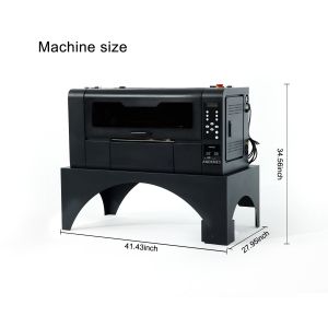 XP600 Print Head A3 Desktop Roller Printer for All Fabrics and T-shirt Printing