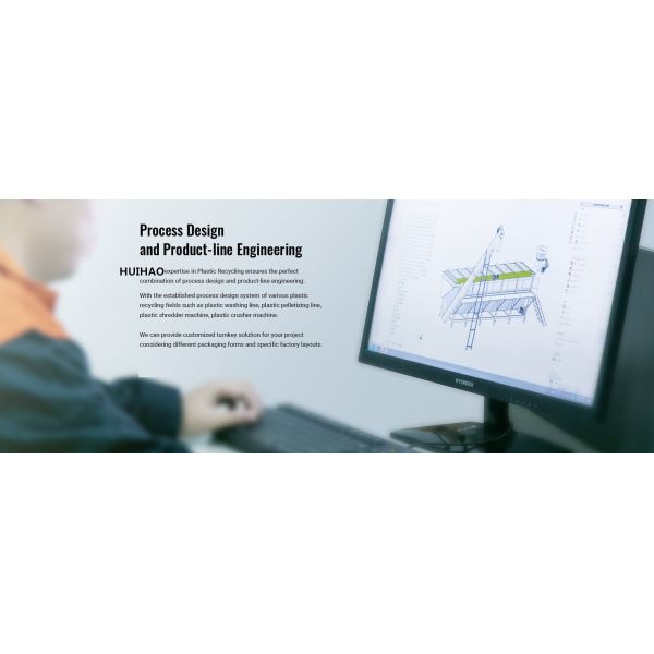 14mm Flakes Plastic Recycling Line 150ppm HT-2000 Drinking Water
