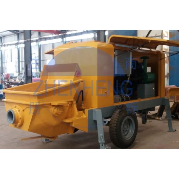 Buy Hydraulic Dry Concrete Pumping Machine , Stationary Portable Concrete Pump at wholesale prices