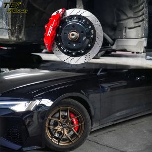 Front Big Brake Kit 4 Piston Caliper With 355x28mm Rotor BBK Auto Brake System