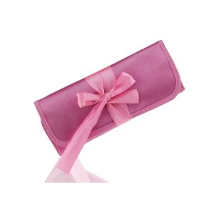 Pink waterproof Bag Makeup Brush Cylinder Including Contour Brush