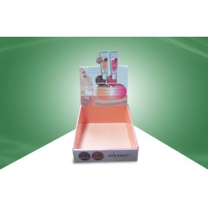 Professional Countertop Cardboard Display Stand With Glossy PP Lamination