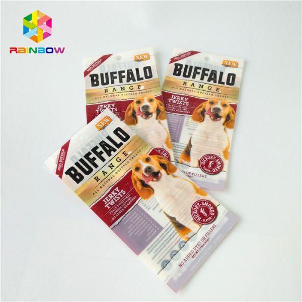 Glossy Finish Stand Up k Bags Three Sided Sealed Window Fleixble Packaging