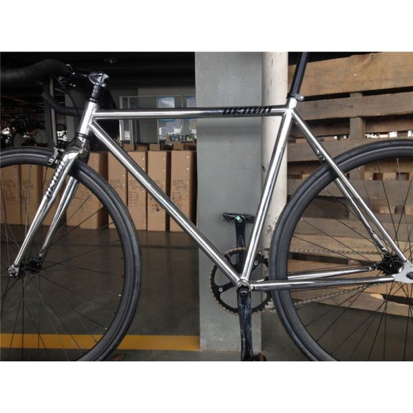 700C Single Speed Flip Flop Fixie Bike with Hard Frame 11kg OEM Customize Chrome