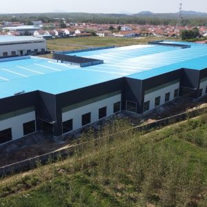 Large Span Steel Warehouse Building with Sandwich Panel Walls