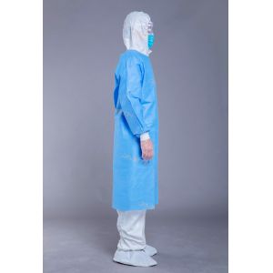 China Disposable SMMS Medical 55g Surgical Disposable Gowns on sale
