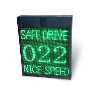 Advanced Road Safety Doppler Radar Speed Display Sign with Pole Mount