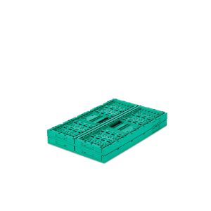 Transport Mesh Style Folding Plastic Crate for Stacking and Moving Produce