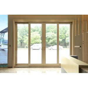 China 1.8mm Aluminum Frame Sliding Glass Doors on sale