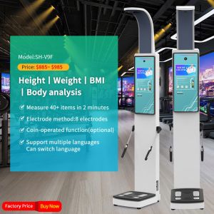Height Weight Body Composition Analyzer Protein Balance for Spa
