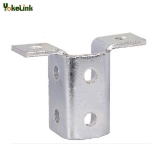 Wing Shape 90 Degree Welded Connector Support Fitting For Strut Channels