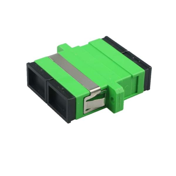Buy Plastic Fiber Connector Adapter Coupler SC To SC Duplex SM MM With Flange at wholesale prices
