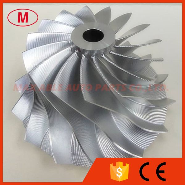 S400 1491-123-2002 15+0 blades 67.66/91.34mm high performance point milling Turbo milling/billet compressor wheel