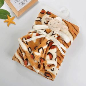 Lovey Fleece Security Blanket Unisex Snuggle Baby Plush Security Blanket