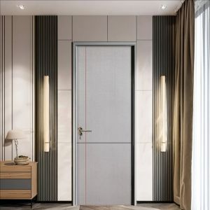 Fast And Accurate WPC Hollow Door Moistureproof Uv Resistant