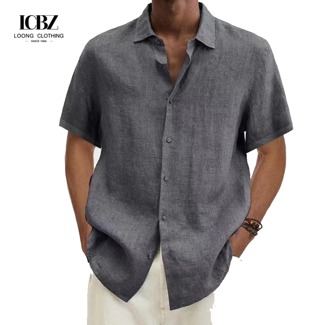 Support 7 Days Sample Order Lead Time Men's Short Sleeve Hawaiian Shirts and Shorts