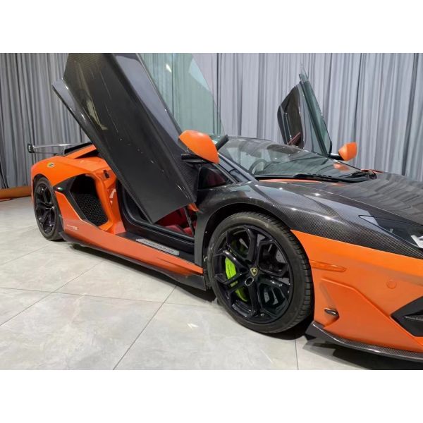 For Lamborghini Aventador LP700 Carbon Fiber Door Panels Aventador SVJ Style Carbon Fiber Door Panels