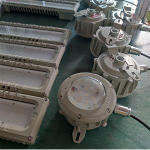 Exproof linear light ATEX IEC IP66 WF2 rated with industrial aluminum LED Marine