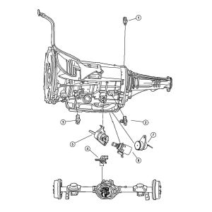 TRANSDUCER. Pressure Sensor. Part Number: 04799758AD Supersession(S): 04799758