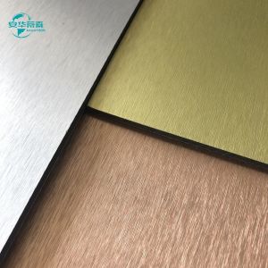 Special Brushed Treatment aluminium composite sheet Customizable 20mm For