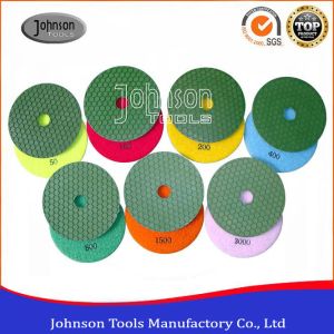 125mm Dry Diamond Polishing Pads For Marble / Granite / Stone