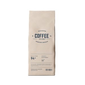 Food Grade Coffee Packaging Pouch Kraft Paper Pouch With Valve