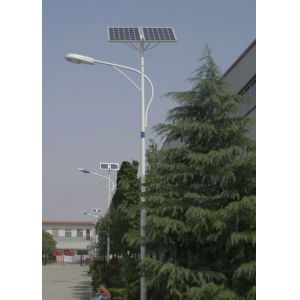 Solar LED Street Lights 2.5kg Lightweight, CE Certified ROHS certificate 170lm/w