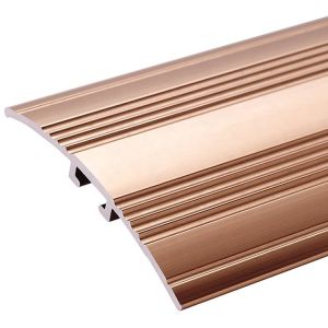 Metallic Aluminum Transition Strip For Tile Wood Edge