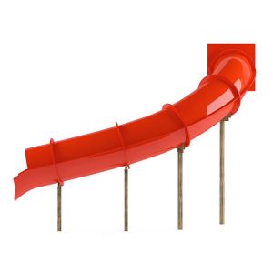 Exciting Barrel Sled Fiberglass Water Park Slide For Teenager