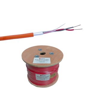 Fire Resistant ABS KPSng 2x2x0.5 White Electrical Cables with Drain Wire 1/0.5tc