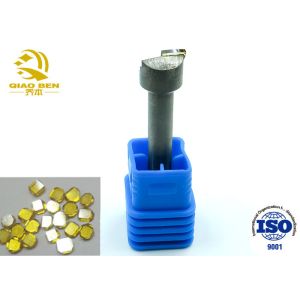 Natural Mono Crystal Monocrystal Diamond Cutting Tools , Diamond Milling Cutter