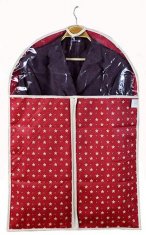 OEM Garment Bag Personalized Red Nonwoven Garment Storage Bags