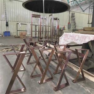 CNC laser cut stainless steel thick plate shaped fabrication