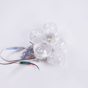 Programmable RGB Amusement LED Lamp 60mm DMX Control RGBW LED Point Lights
