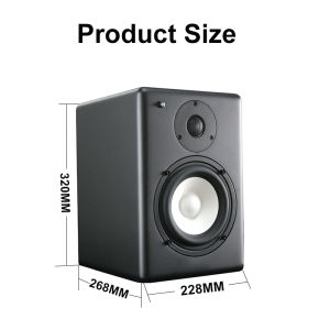 F606 Active Studio Monitor 60W Bluetooth Speaker with 6.5" Woofer