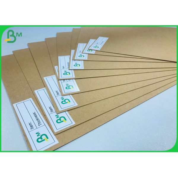 200g - 400g Unbleached Kraft Board Natural Brown Craft Street Food Package Paper