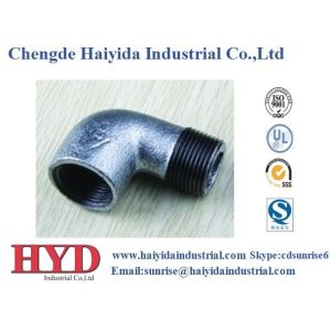 street elbow coupling galvanized malleable iron pipe fitting cast iron UL factory