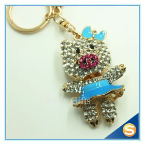 Custom Animal Shape Key Ring Lovely Pig in Skirt Key Chain Cute Key Chain For