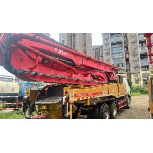 2018 SANY 47m Used Concrete Pump Truck Mercedes-Benz Chassis