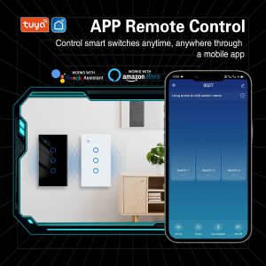 1gang Live Wire Seamless Connectivity Tempered Glass Intelligent Wall Switch WI