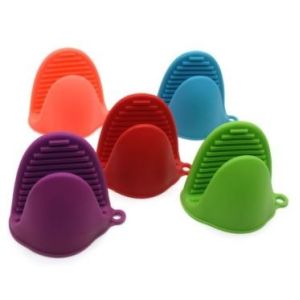 Custom Anti Scald Sustainable 11cm Silicone Mini Oven Mitts