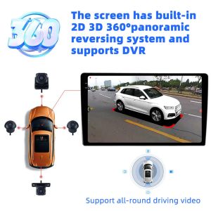 10inch 2Din 8Core Car Stereo Autoradio Universal WIFI GPS QELD 2k Screen Car