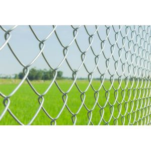 Powder Coated 6 Foot 9 Gauge Chain Link Fence Galvanized