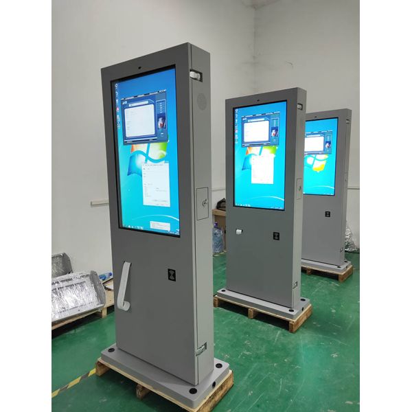Floor Stand Lcd Advertising Display Waterproof Outdoor Digital Signage Kiosk Display Screen