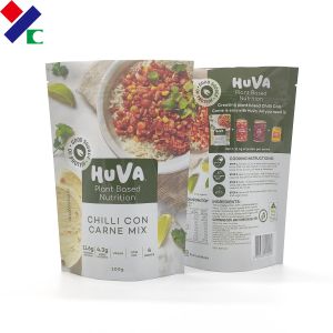 China Leakproof Plastic Stand Up Zipper Pouch Aluminum Foil Food Bags on sale