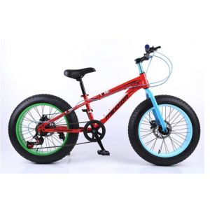 Height 140cm Steel 26 Inch Fat Tire Electric Bicycle