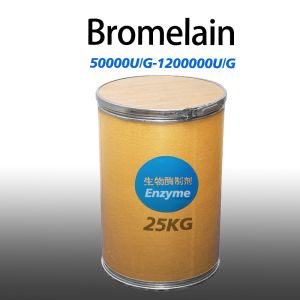 Quality Water Soluble Protease Proteinase 2400GDU Bromelain Manufacturer Light Yellow Powder for sale